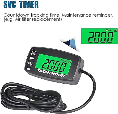 Tach hour meter - meter, motorcycle